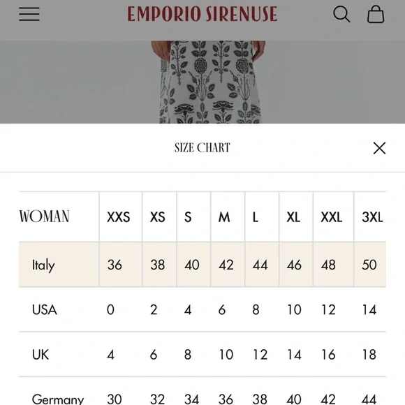 NWT Emporio Sirenuse Positano Giada Long Caftan Blue Vesuvius Print.  42/Med/6 - Picture 6 of 7